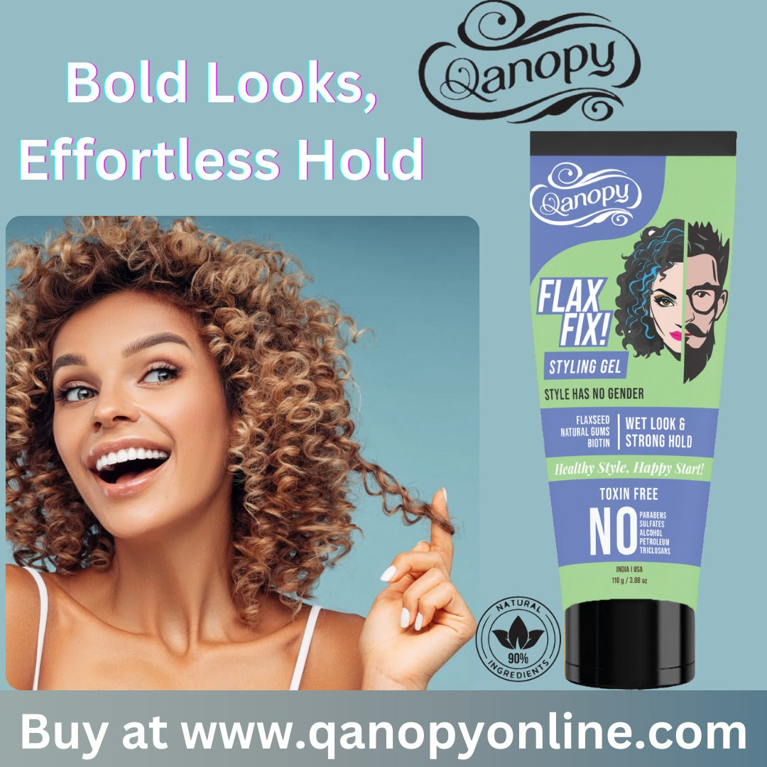 Qanopy Falx Fix! Styling Gel, Naturally 110 G