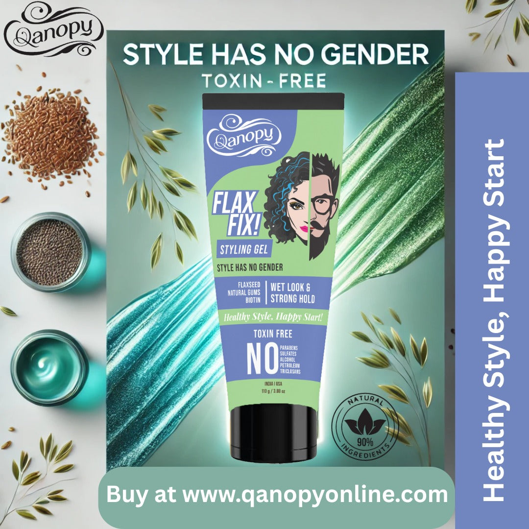 Qanopy Falx Fix! Styling Gel, Naturally 110 G