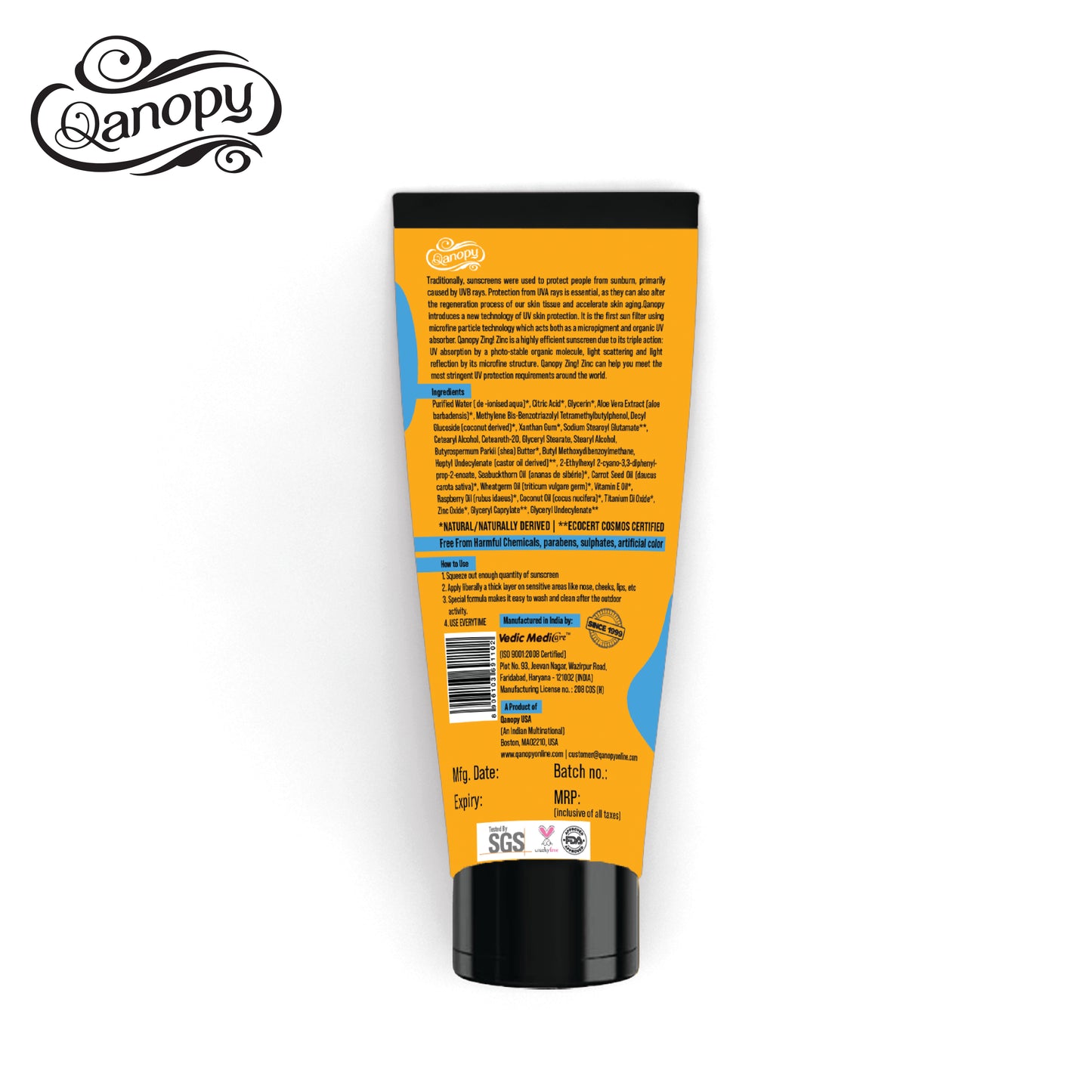 Sports Ready Sunscreen Zinc SPF 65 - 110 G