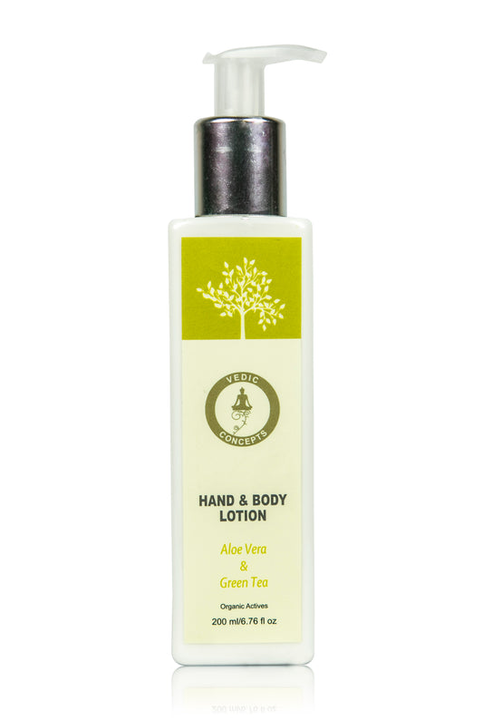 Vedic Concepts Hand & Body Lotion - Aloe Vera and Green Tea