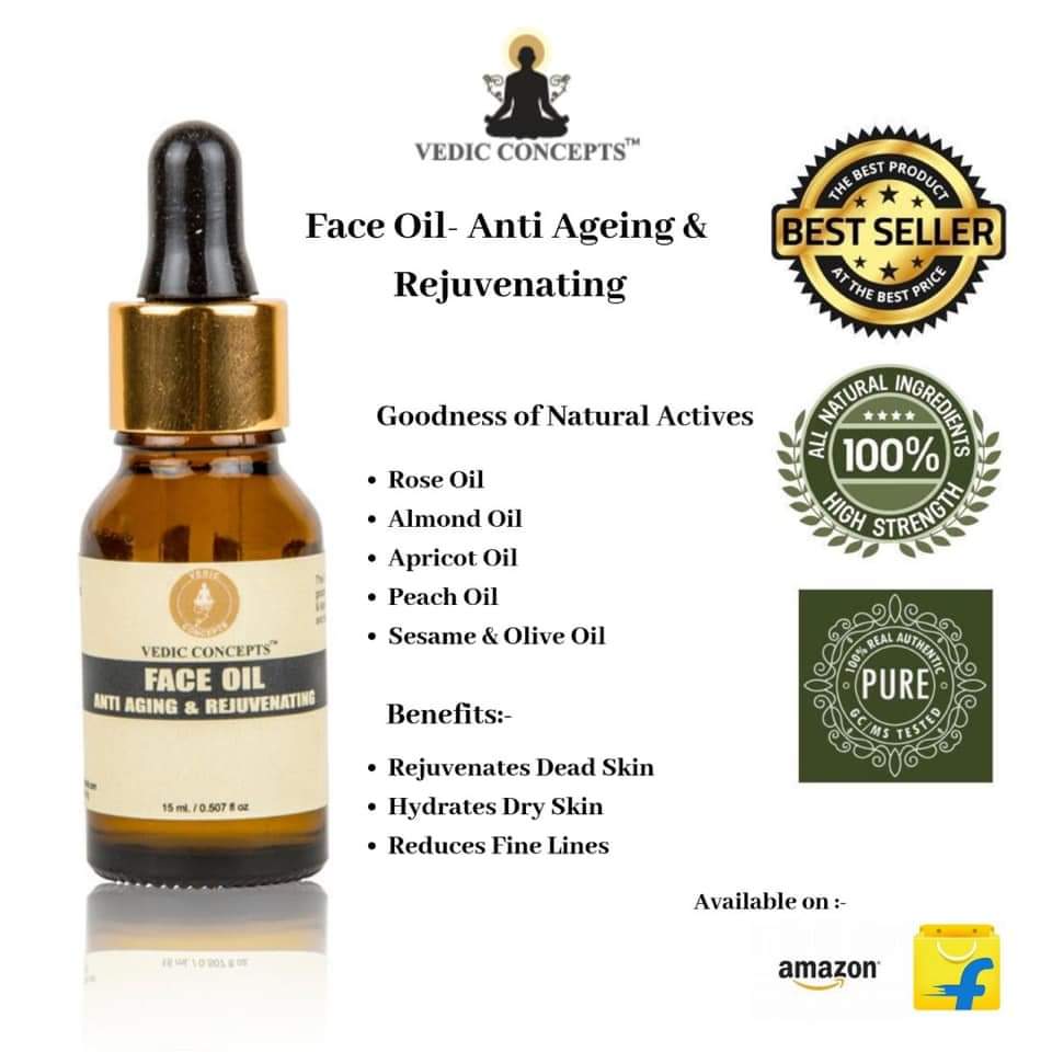 Vedic Concepts Face Oil - Anti Aging 15 ml