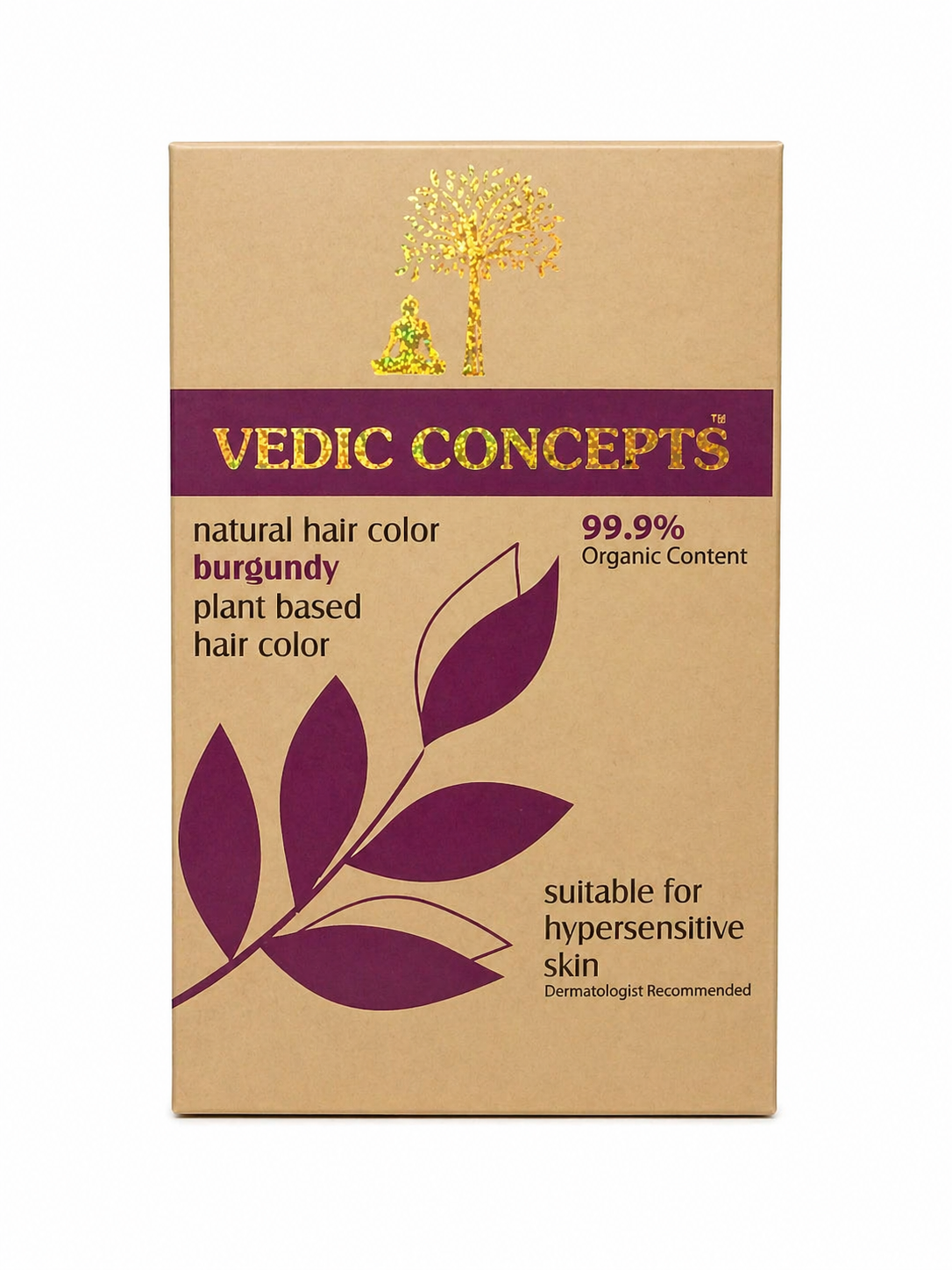 Vedic Concepts Natural Hair Color-Burgundy