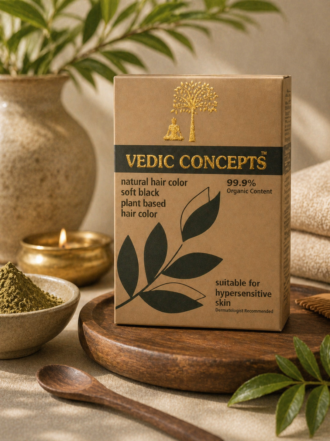 Vedic Concepts Natural Hair Color - Soft Black