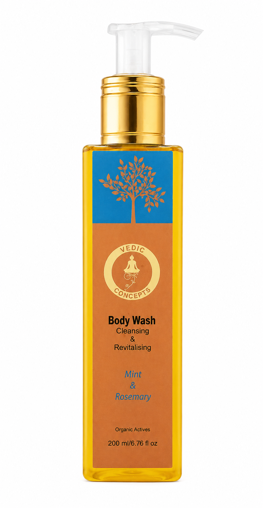 Vedic Concepts Bodywash Cleansing & Revitalising- Mint & Rosemary 200 ml