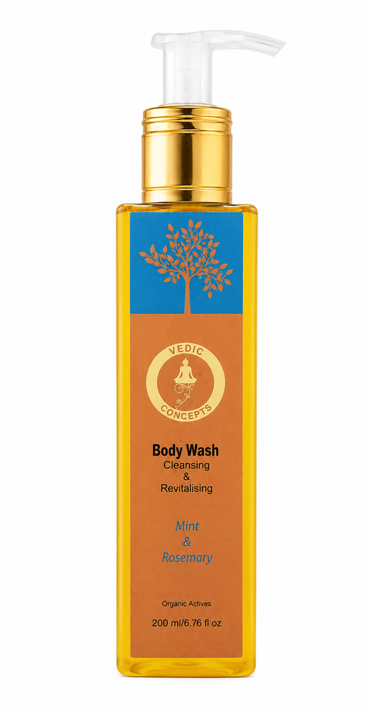 Vedic Concepts Bodywash Cleansing & Revitalising- Mint & Rosemary 200 ml
