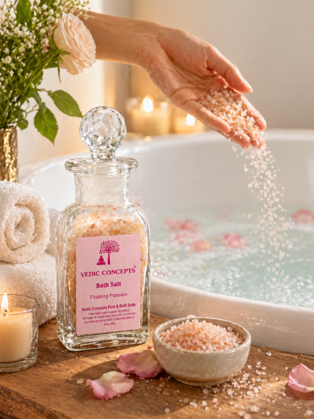 Vedic Concepts Bath Salt - Floating Passion
