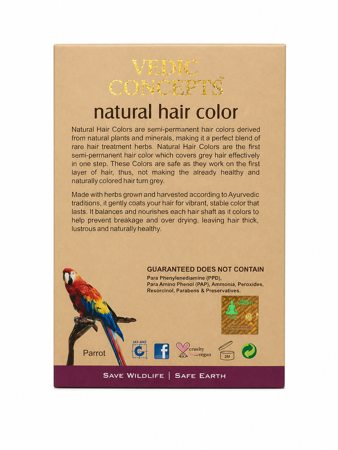 Vedic Concepts Natural Hair Color-Burgundy
