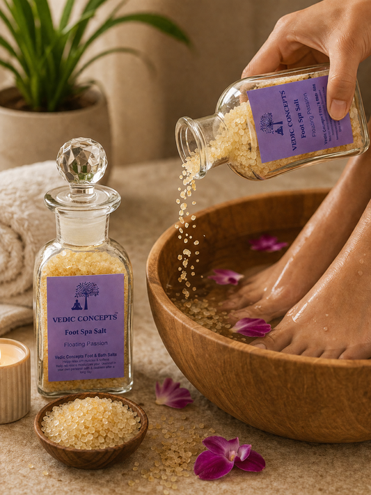 Vedic Concepts Foot Spa Salt - Floating Passion