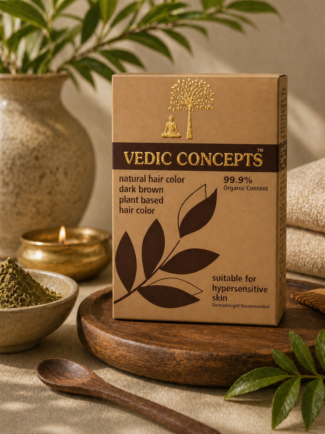 Vedic Concepts Natural Hair Color-Dark Brown