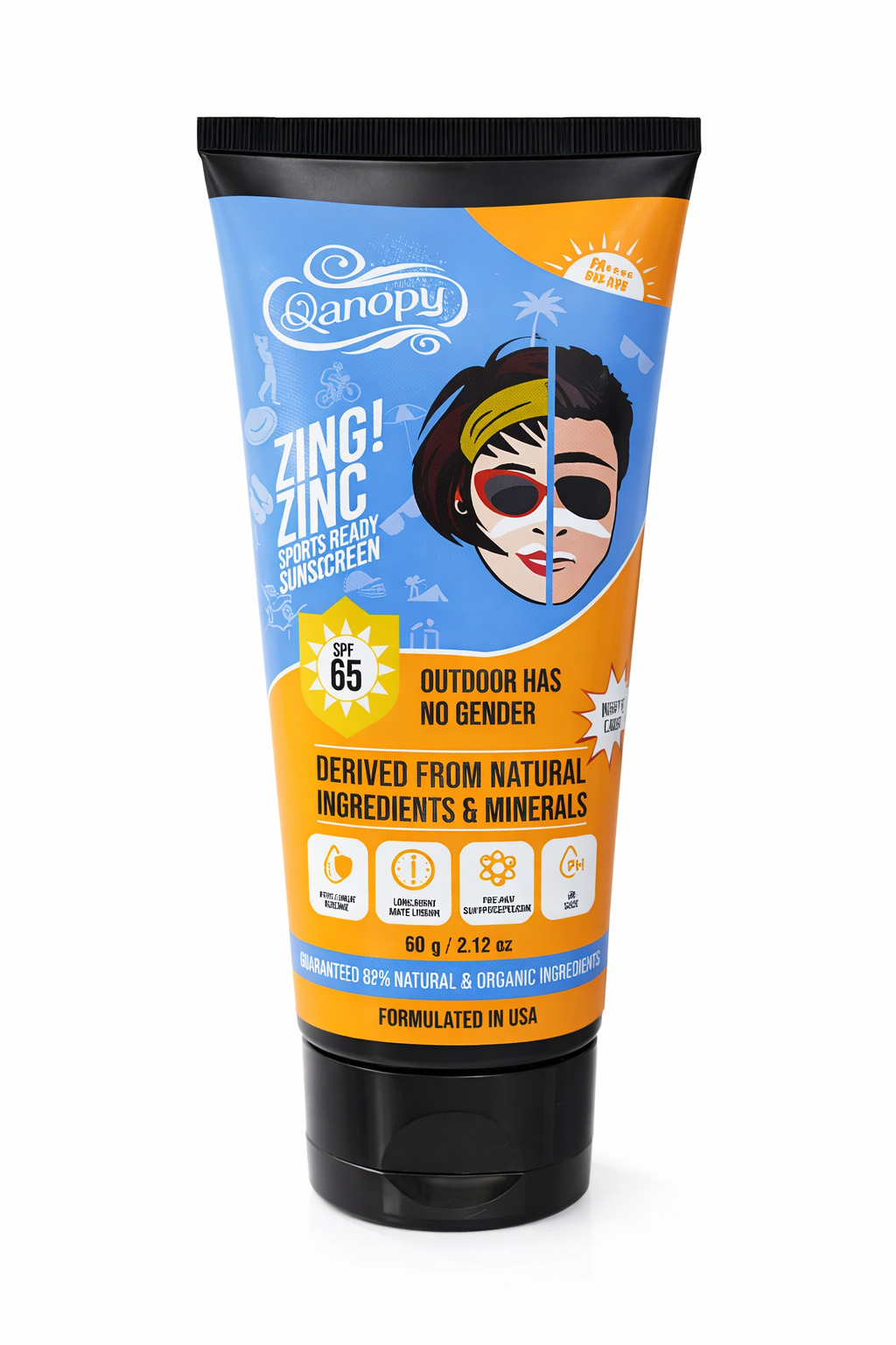 Sports Ready Sunscreen Zinc SPF 65 - 60 G