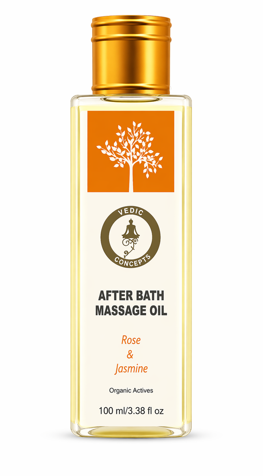 Vedic Concepts After Bath Massage Oil - Rose & Jasmine 100 ml