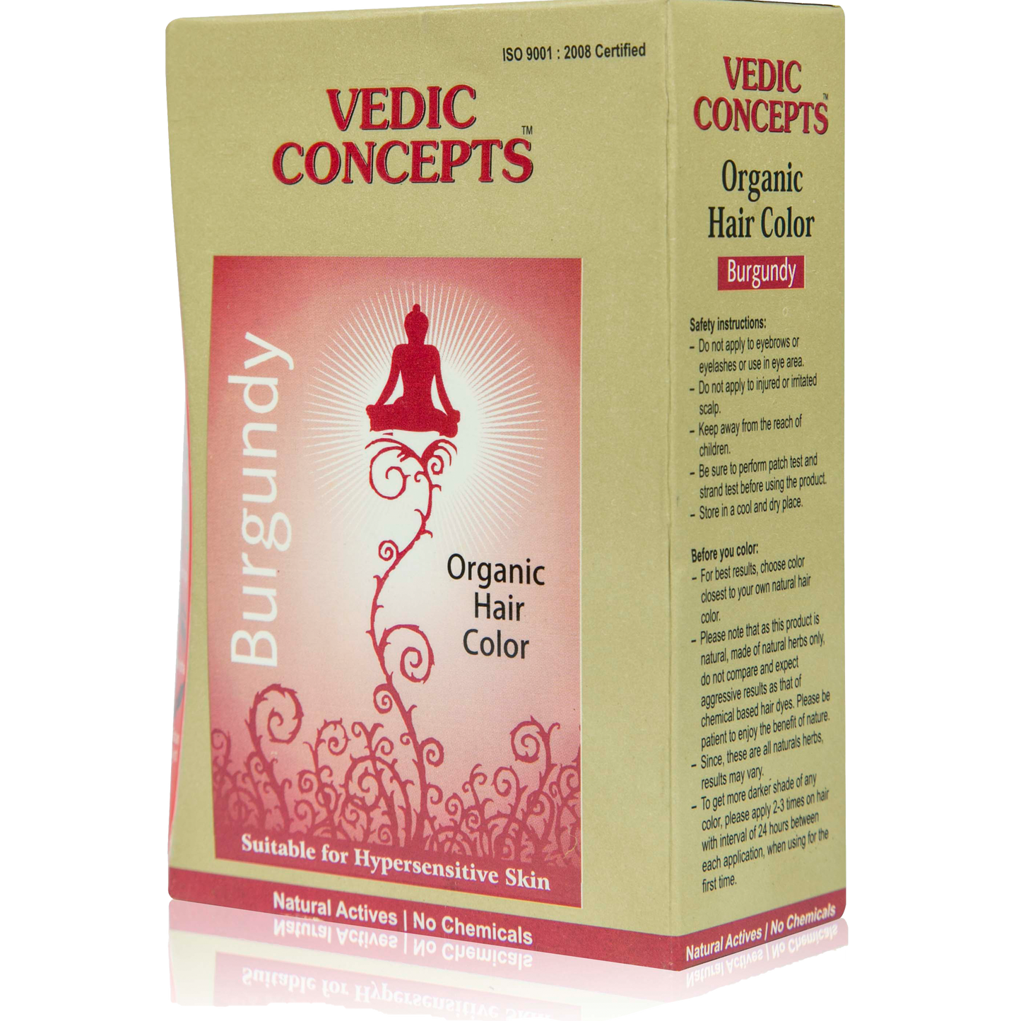 Vedic Concepts Natural Hair Color-Burgundy