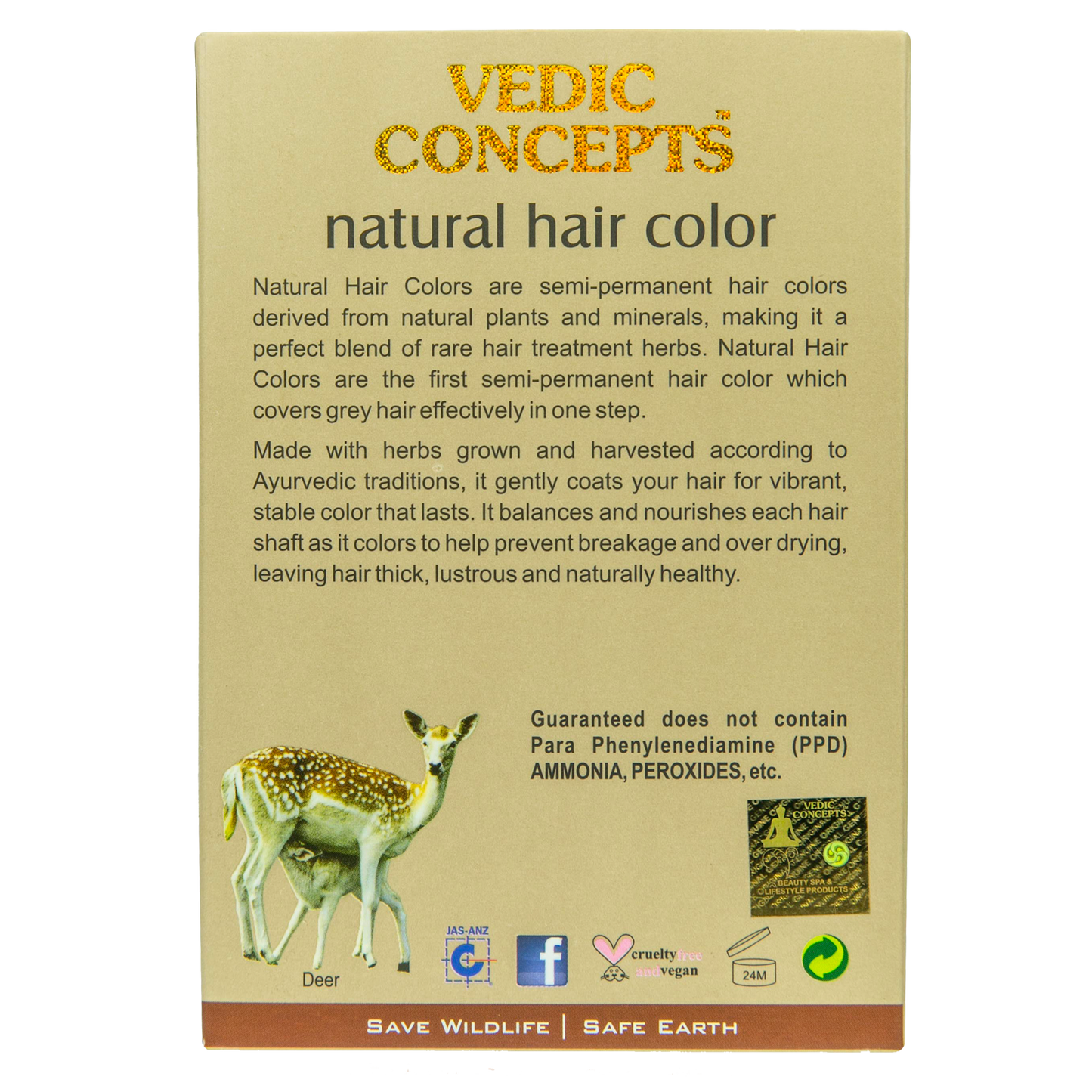 Vedic Concepts Natural Hair Color-Dark Brown