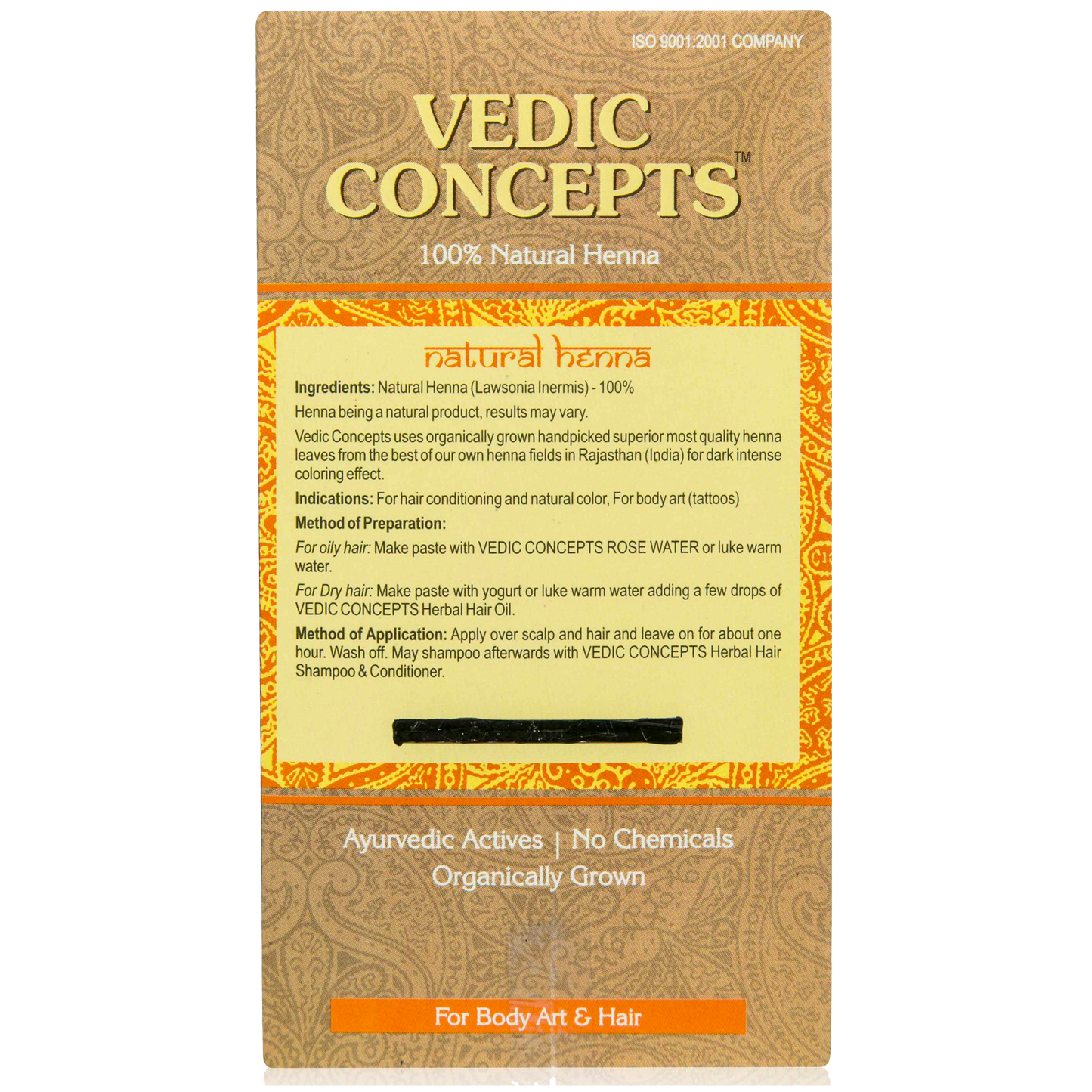 Vedic Concepts - Natural Henna